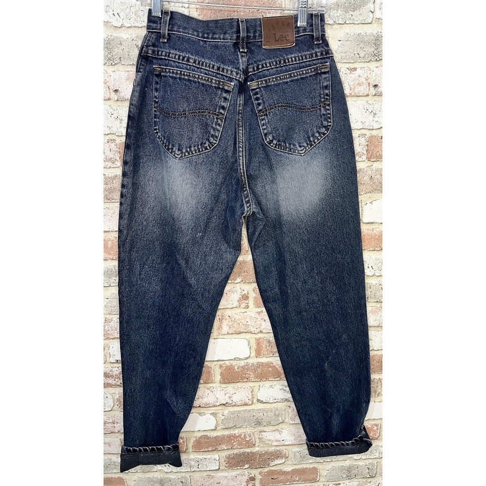 SK05430 USA VINTAGE **LEE RIVETED** RELAXED FIT WOMENS JEANS sz10M - Picture 2 of 4
